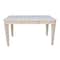 International Concepts Rectangle Tuscany Butterfly Leaf Dining Table, Unfinished, 60 W, 40 L, 30 in H, Wood, Unfinished K-4040XBT-60B - alternate 7